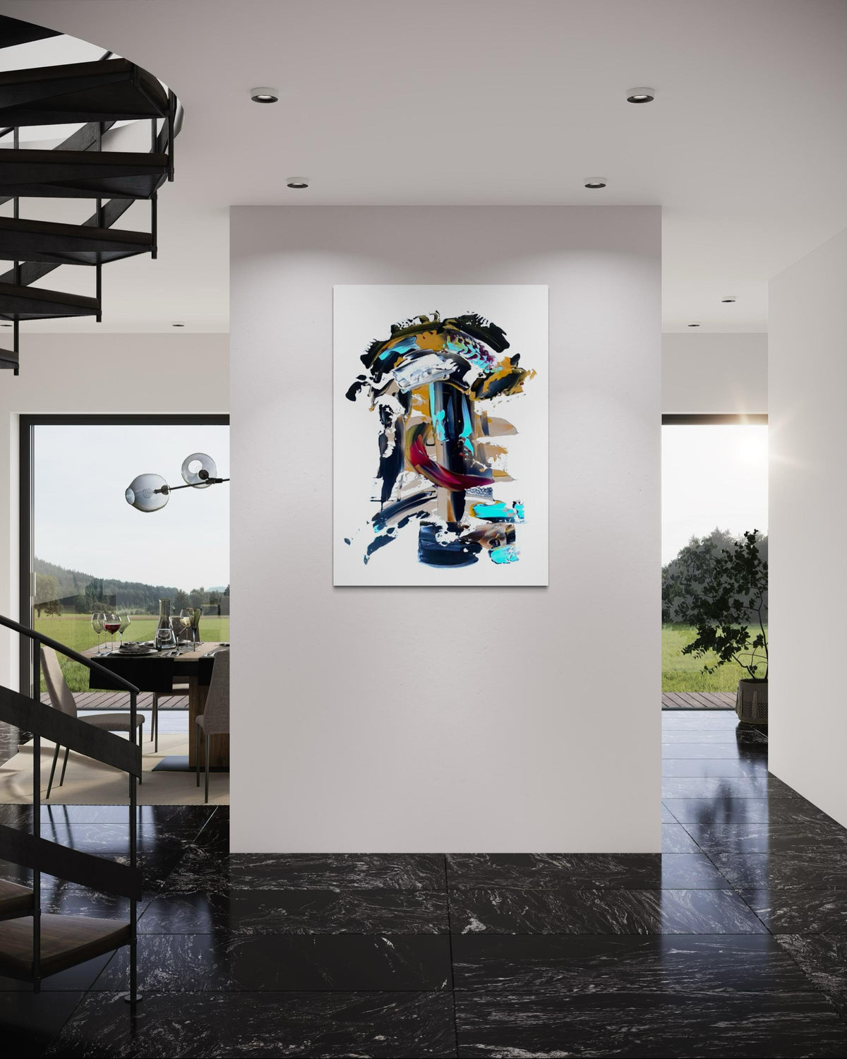 Coloured Visions - Winner Painting - Weihnachts zum Opernhaus