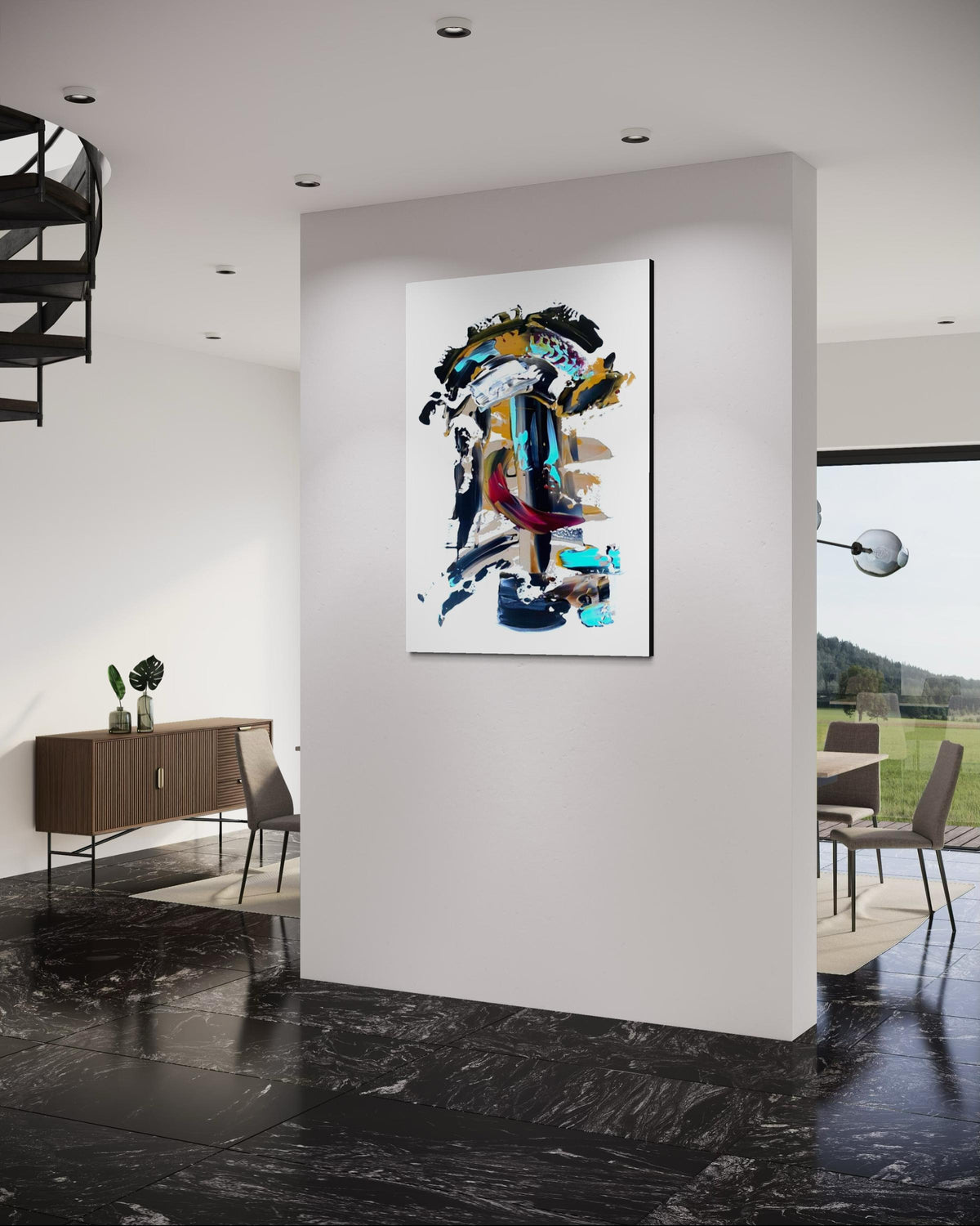 Coloured Visions - Winner Painting - Weihnachts zum Opernhaus