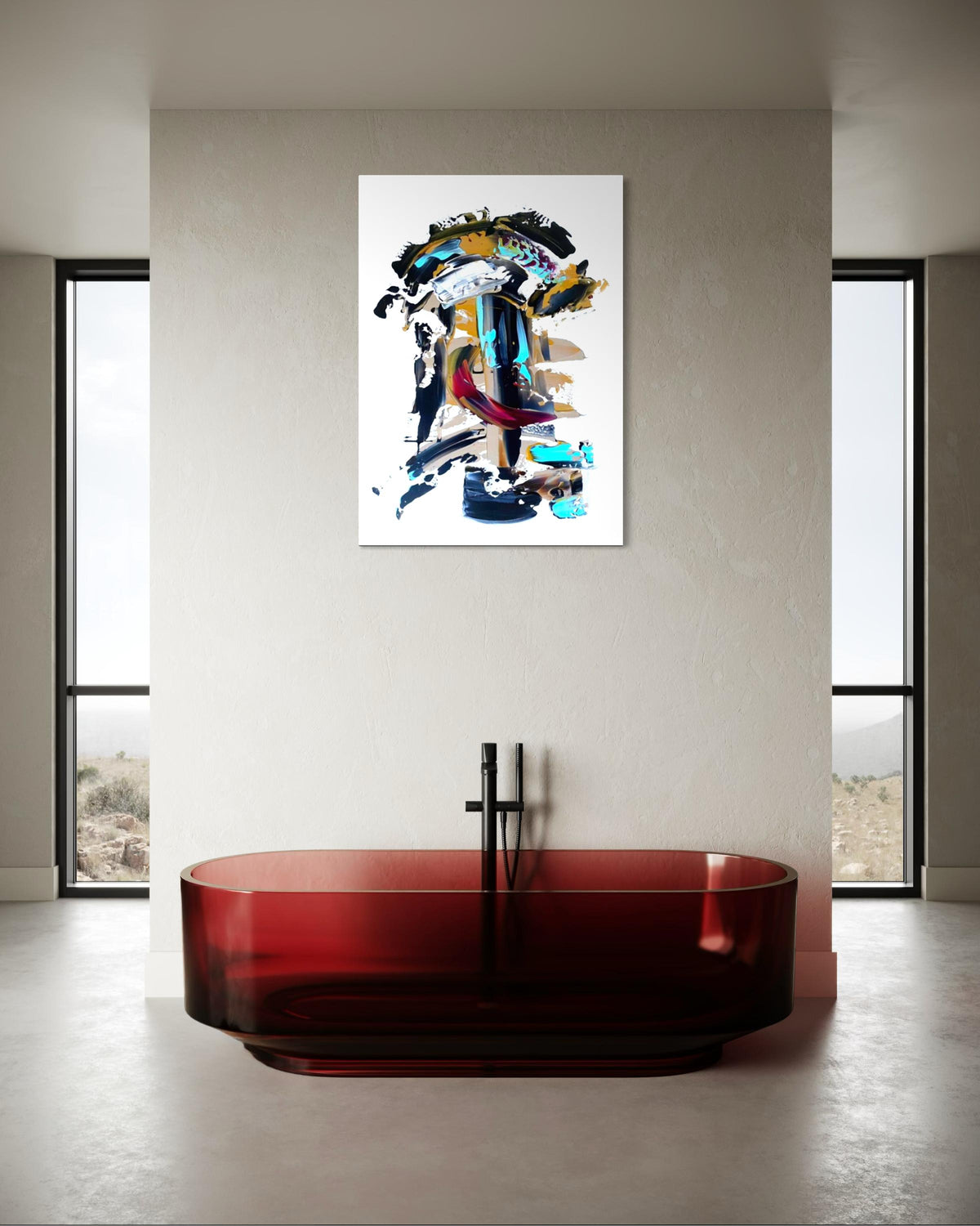 Coloured Visions - Winner Painting - Weihnachts zum Opernhaus