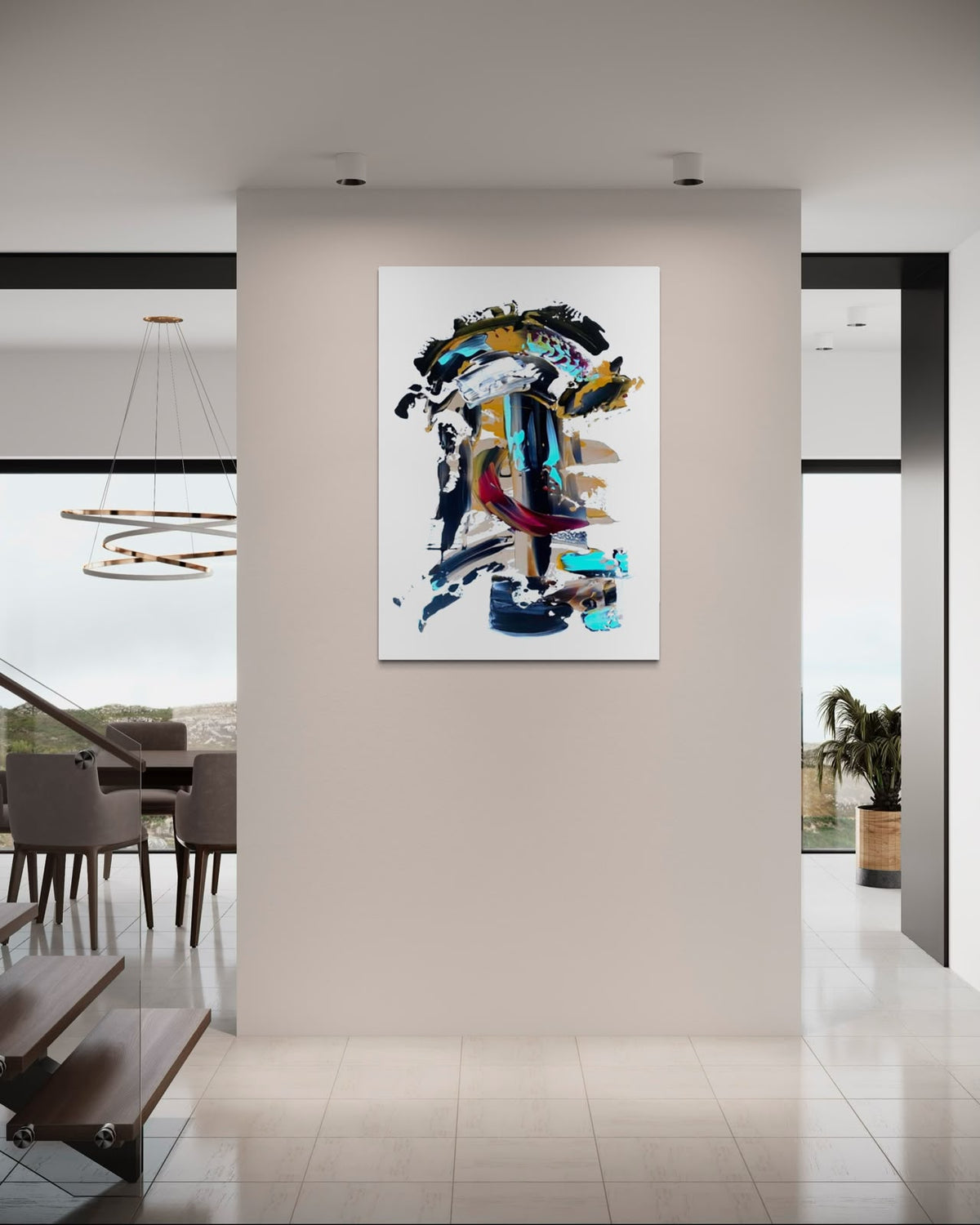 Coloured Visions - Winner Painting - Weihnachts zum Opernhaus