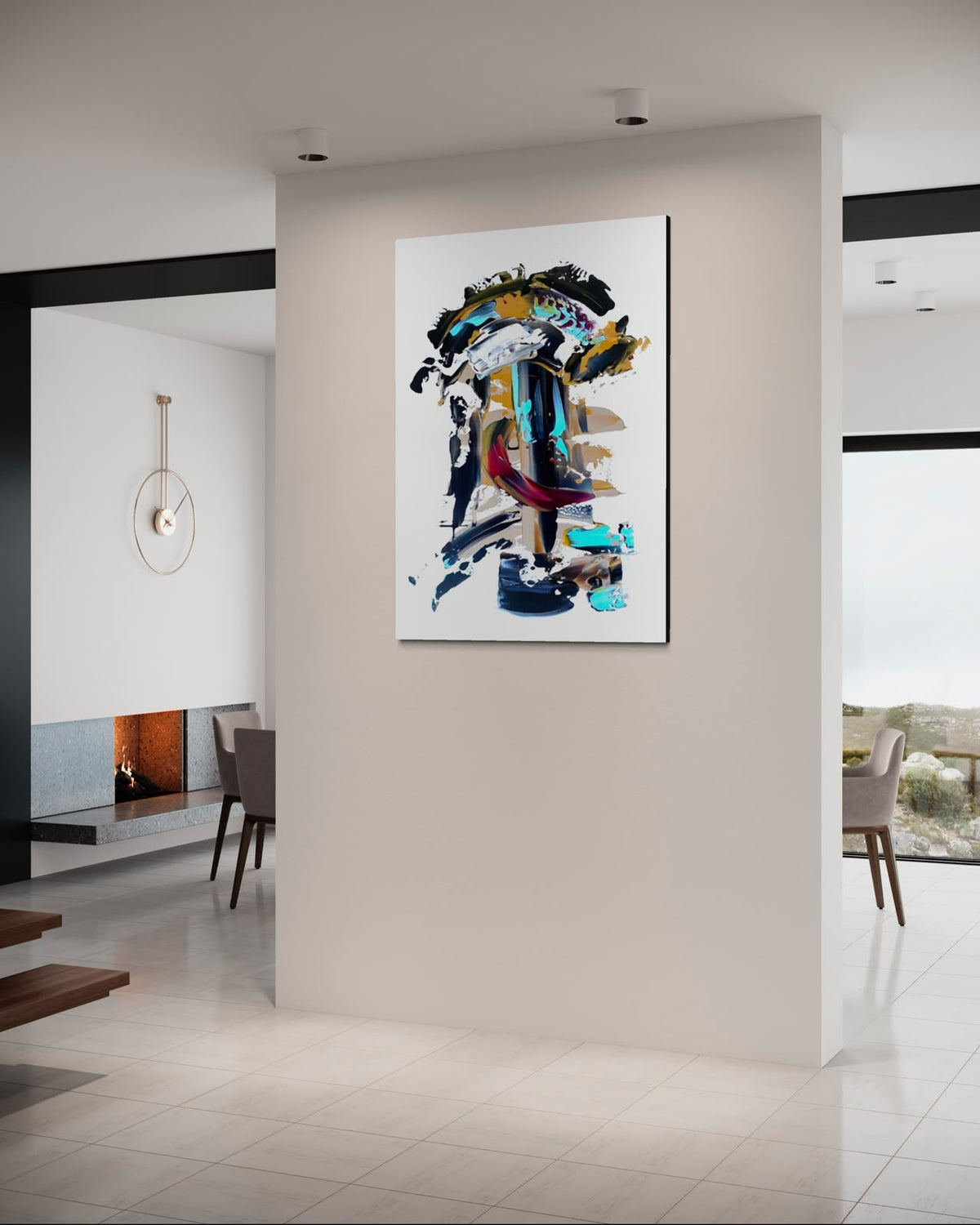 Coloured Visions - Winner Painting - Weihnachts zum Opernhaus