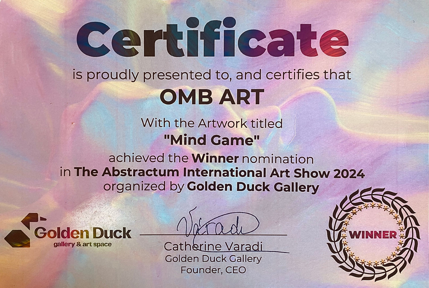 Mind Game - Winner Painting