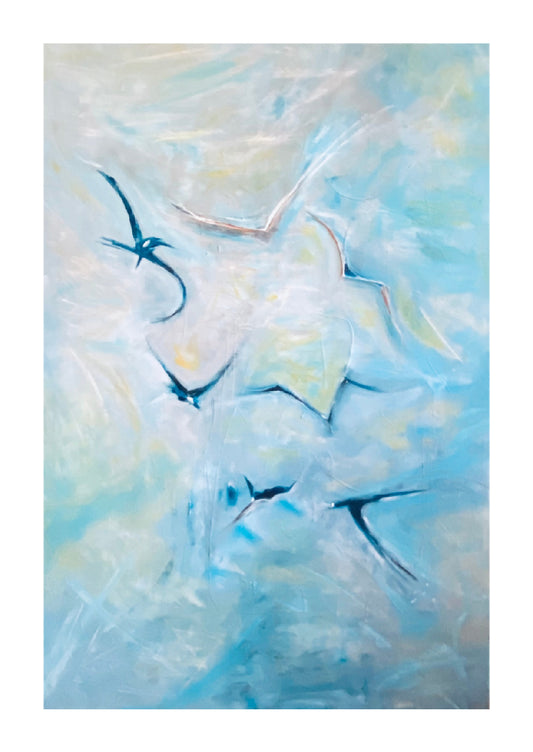 The Birds of Freedom - 100 Paintings 100 Thoughts - Fine Arts Capital